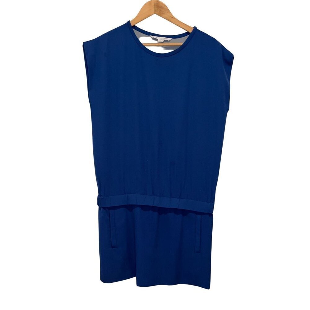 Diane Von Furstenberg Blue Sleeveless Tunic Dress Size 6